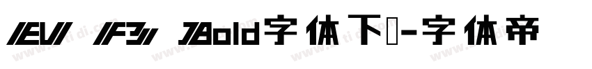 EU F3 Bold字体下载字体转换
